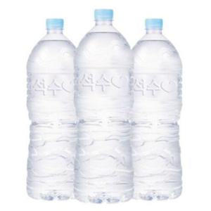 [석수] 하이트진로석수_무라벨_생수 2Lx6병