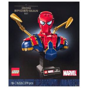 레고-마블 아이언 스파이더맨 흉상 76326