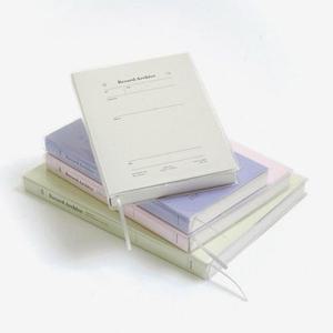 루카랩 2026 레코드 아카이브 A6 다이어리 주간 플래너 PVC커버형