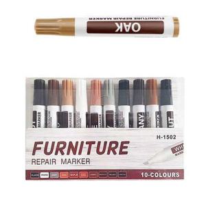 가구 목재 나무 보수 복원 매직 수성 잉크 덧칠 마카펜 공예품 우드 10색 보수펜