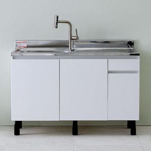 하우싱크 스텐 싱크대 1200 개수대 싱글볼(좌볼)