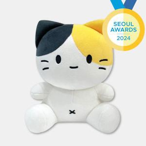 삼색이 품에쏙 싯팅 고양이 인형