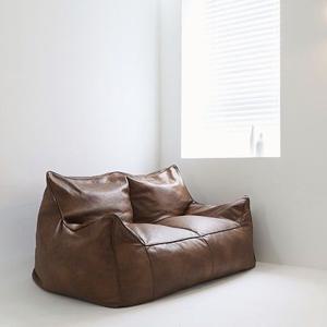 톰 소프트 기능성 가죽 빈백 소파 2인용 가벼운 거실 의자 3Colors