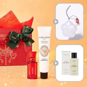 [퍼퓸드 샴푸(100ml/밤쉘)+키링증정]오일퍼퓸 트루스레드+ 핸드크림 75ml 세트