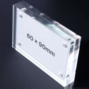 자석 아크릴 가격표 홀더 9X6CM 아크릴쇼케이스 탁상용POP 아크릴POP