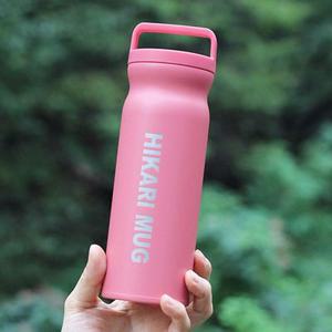 손잡이 텀블러 미니 보온보냉물병 등산용 물통 대용량 냉보온병 휴대용 스텐 텀블러 선물 360 500 720ml