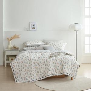 코스트코 알러텍트 모달 점프 차렵 이불 - 퀸 플렌 플라워 모달 소재  부드러운 제품