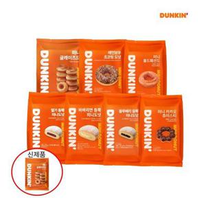 [APP전용] 던킨 냉동도넛 7종 중 1+1+1팩 골라담기 (글레이즈드/딸기/바바리안/츄이스티 등)