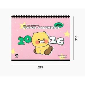 2026 카카오 탁상달력 춘식이 달력 a4크기 캘린더