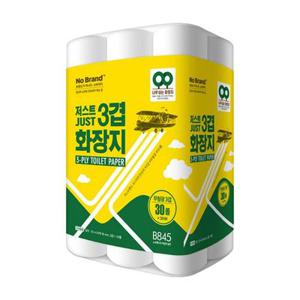 노브랜드 화장지 저스트 3겹 30M 30롤 1개