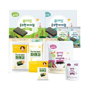 유기농 아기김 2팩+2팩 김자반 아이 반찬