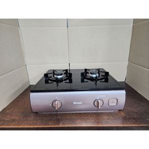 중고 린나이 광폭 가스레인지 자동불꽃 조절기능 2구2센서 도시가스(LNG) 제품