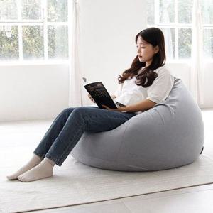 폴랑 알로바 원형 빈백 소파 1인용 쿠션 카페 독서의자 원룸 자취방 거실 패브릭 쇼파