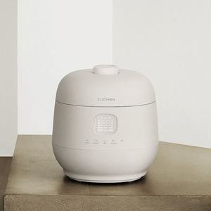 [7%카드즉시할인] 쿠첸 본사직영 브레인 풀스텐 듀얼프레셔 6인용 IH전기압력밥솥 퓨어화이트 CRH-TWS0610MW