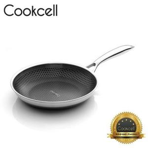 [Cookcell] 쿡셀 통3중 더블 세라믹 코팅 블랙에디션 IH 프라이팬 24cm / 품번 : 03002