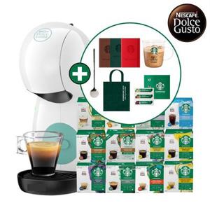 [돌체구스토] 커피머신 피콜로XS 블랙 + 12입 스타벅스 커피캡슐 1박스 + 사은품 5종