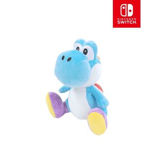 [크리스마스 선물] 닌텐도 슈퍼마리오시리즈 봉제인형 하늘색 요시(S)