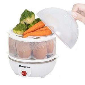 에브리빙 2단 계란찜기 고구마 만두 야채 떡 호빵 찜기