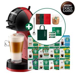[돌체구스토] 커피머신 미니미 피아노블랙&체리레드+스타벅스 커피캡슐 1박스+사은품 5종
