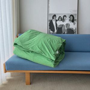 스키틀즈 그린 먼지없는 60수 고밀도 순면 100% 이불커버 (SS/Q/K/LK)