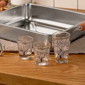 꽃피는 벚꽃 글라스 색이 변하는 소주잔 1p(50ml)