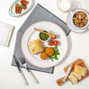 스페인 명품 브랜드 폴바살 파스타 그릇 예쁜 브런치 플레이트 접시M (23cm)