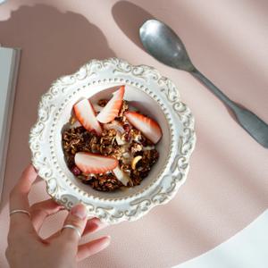 엔틱 바로크 빈티지 플레이팅 접시 수입 그릇 시리즈 시리얼볼 (16cm)