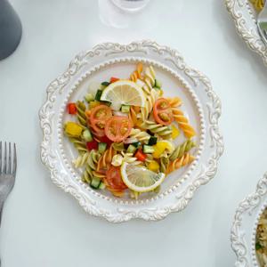 엔틱 바로크 빈티지 플레이팅 접시 수입 그릇 시리즈 디저트 플레이트 (22cm)