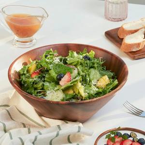 자주 담는 아카시아 샐러드 볼_대 26cm