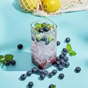 타볼라타 투명 글라스 사각 스퀘어 홈카페 유리컵 350ml