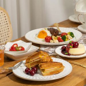 골드라인 골드림 엔틱 파이 테이블웨어 원형접시L (21.5cm)