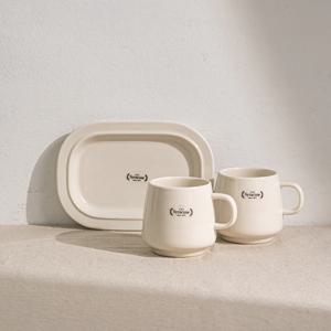 메이플 2인 디저트 식기세트 3P (7 color)