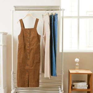 옷장 정리가 쉬운 행거 겸용 빨래 건조대