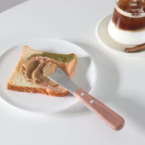 내추럴 우드 핸들 샌드위치 스프레더 / 버터 나이프 / 브레드 나이프