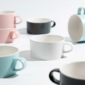 비스켓 무광 홈카페 디저트 머그컵 200ml (4 color)