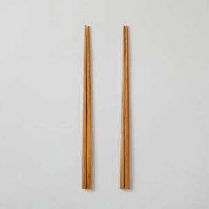 결이 고운 티크우드 젓가락 2조