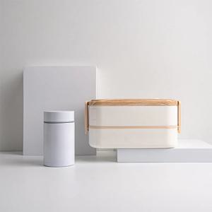 2단 보온 도시락통 밀프랩 + 스텐 텀블러(국통 죽통 겸용) 세트