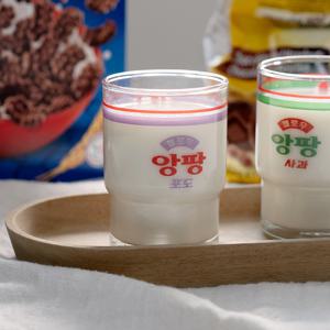 [1+1] 서울우유 레트로 유리컵 헬로우포도 245ml