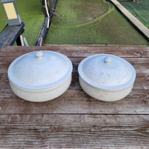 이바지음식그릇 도자기찜기 폐백음식 뚜껑있는 볼 한정식 대형그릇 핸드메이드