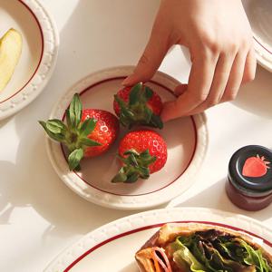 시라쿠스 쉐난고 카디날 레트로 플레이트 원형접시 S 14cm