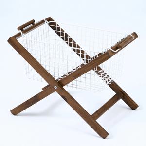 아카시아 와이어 바스켓용 프레임