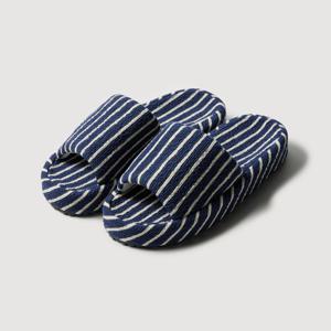 메모리폼 핀스트라이프 거실화_L_네이비