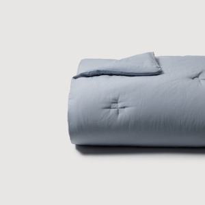 모달 차렵이불_Q_블루그레이