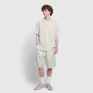 남 썸머 더블 코튼 5부 파자마 세트_스트라이프 (2 colors)