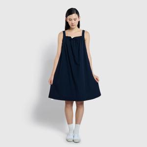 여 레이온 코튼 시어서커 민소매 파자마 원피스 (4 colors)