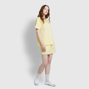 여 코튼 시어서커 7부 파자마 세트_체크 (3 colors)