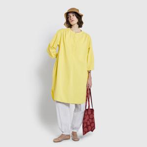 여 스트라이프 7부 라운지 원피스 (2 colors)