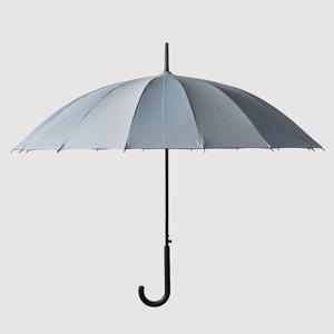 16K 자동 장우산 55cm_블루그레이