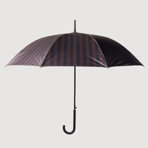 8K 자동 암막 장우산_브라운 스트라이프