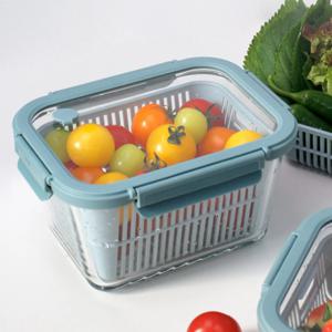 케이트왈츠 콜랜더 퓨어락 유리 밀폐/보관용기 1800ml